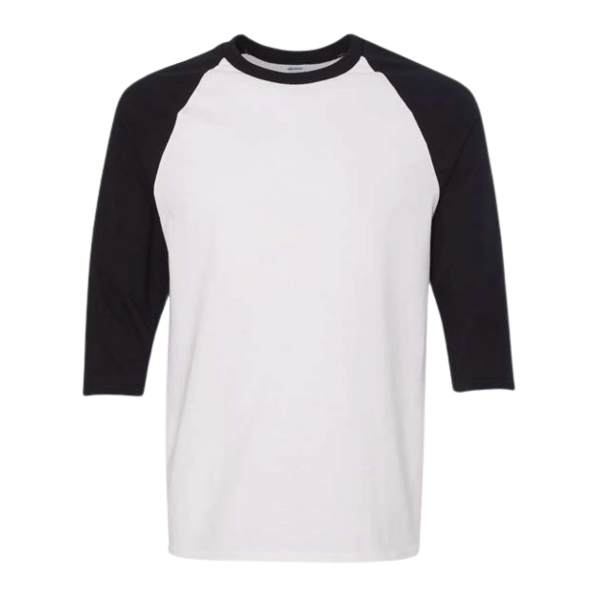 Gildan 5700 Raglan White / Black