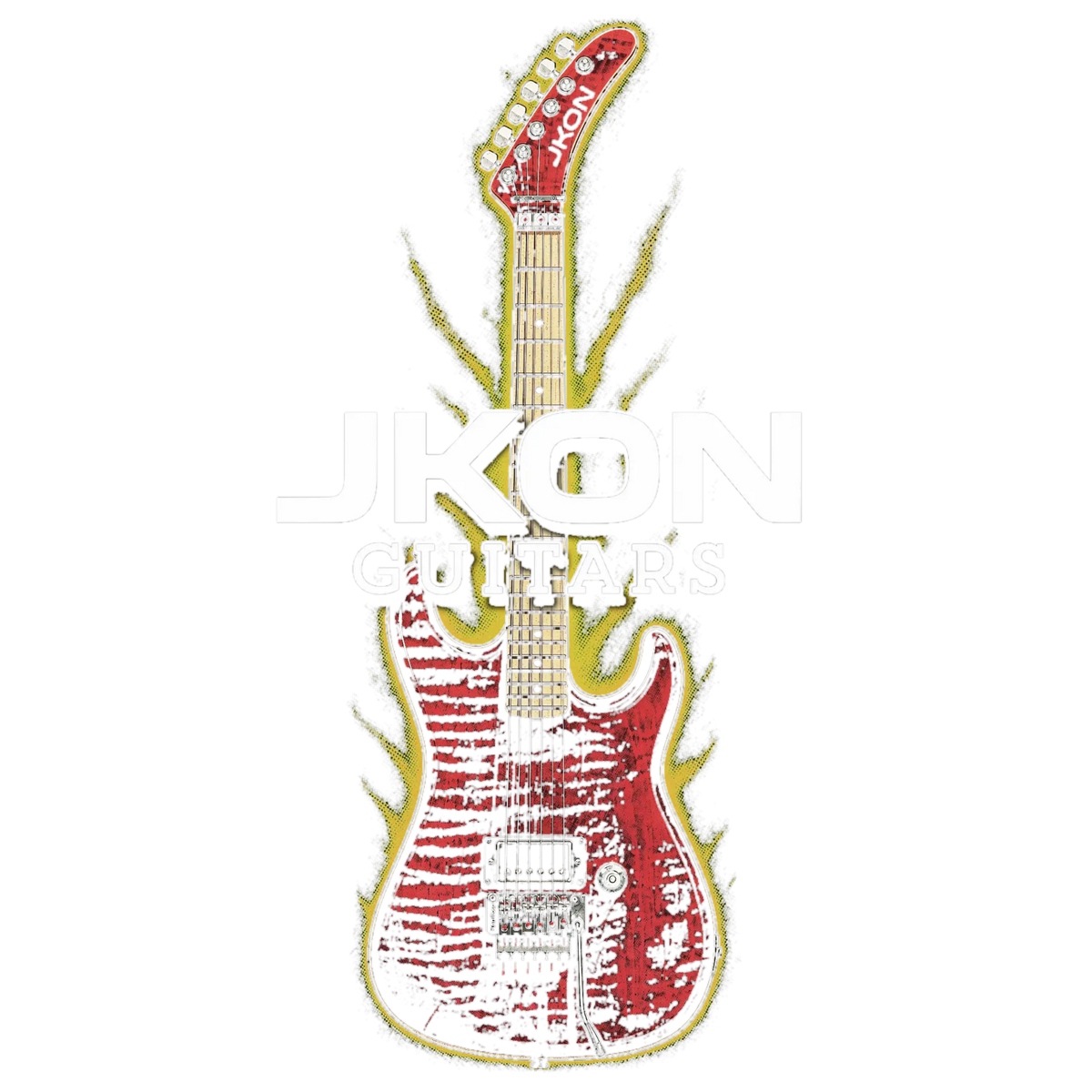JKON Guitar Logo Transfer