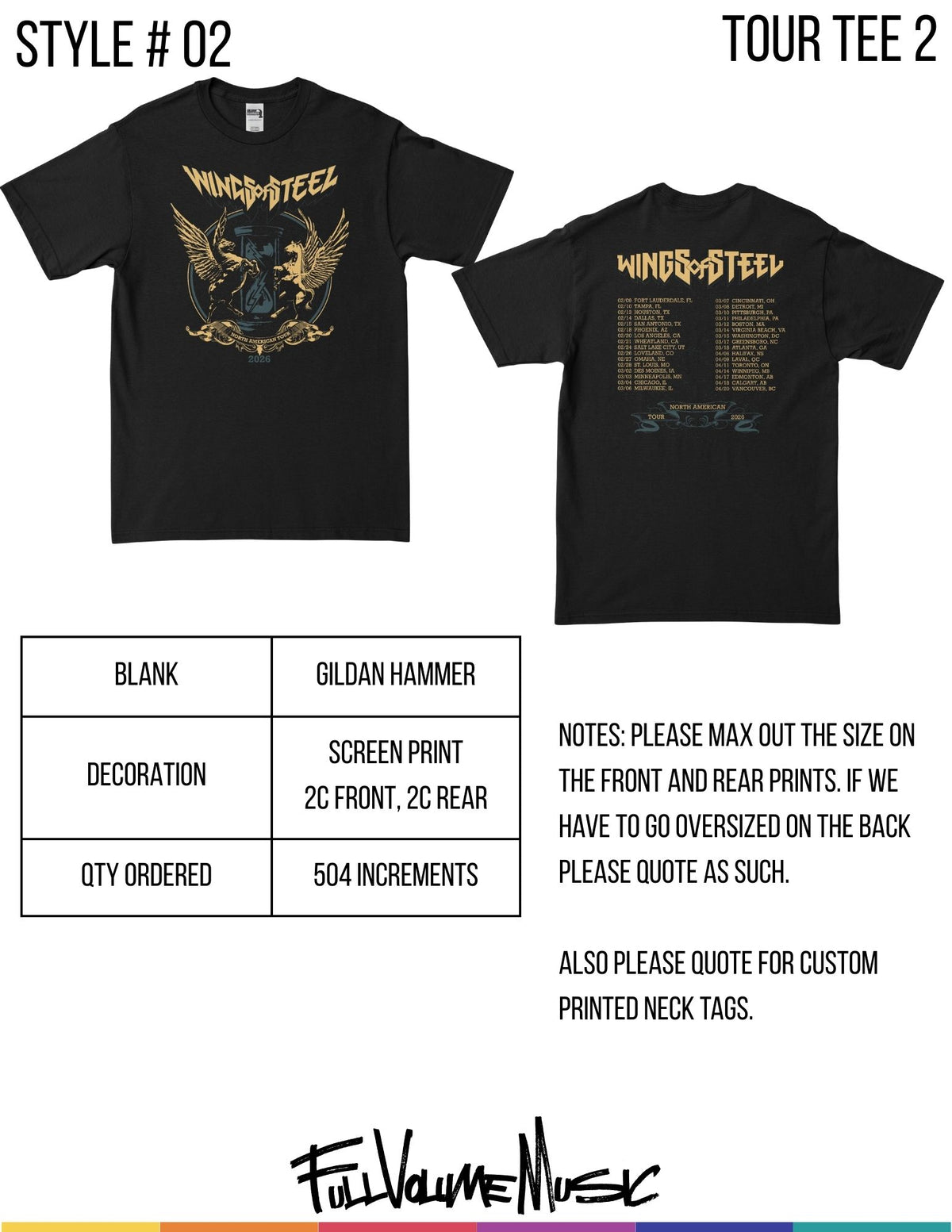 Legends on Tour WOT Tee 2