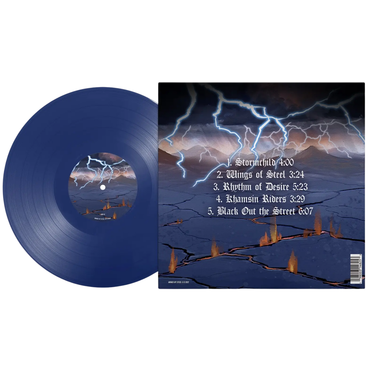 Wings of Steel EP Vinyl - Blue